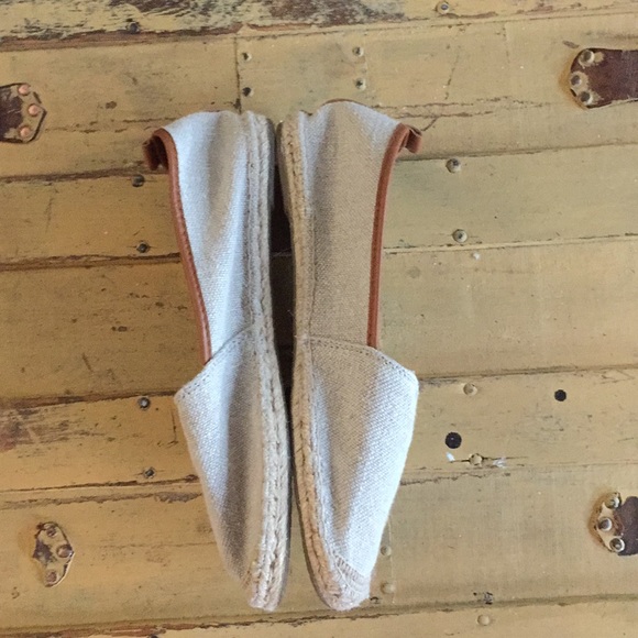 MICHAEL KORS ESPADRILLE FLATS BOHO CANVAS SLIP ON FLATS SLIDES 9 M - Picture 8 of 16